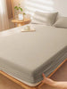 1pc Supersoft Solid Color Fitted Sheet, Bedding, Summer Dorm Bedding, Mattress Cover For Bed, Back To School, Deep Pocket Fitted Sheet, Soft And Breathable, For All Size Bed -Twin, Full, Queen, King Size Sheet, Suitable For All Seasons, Room Decor